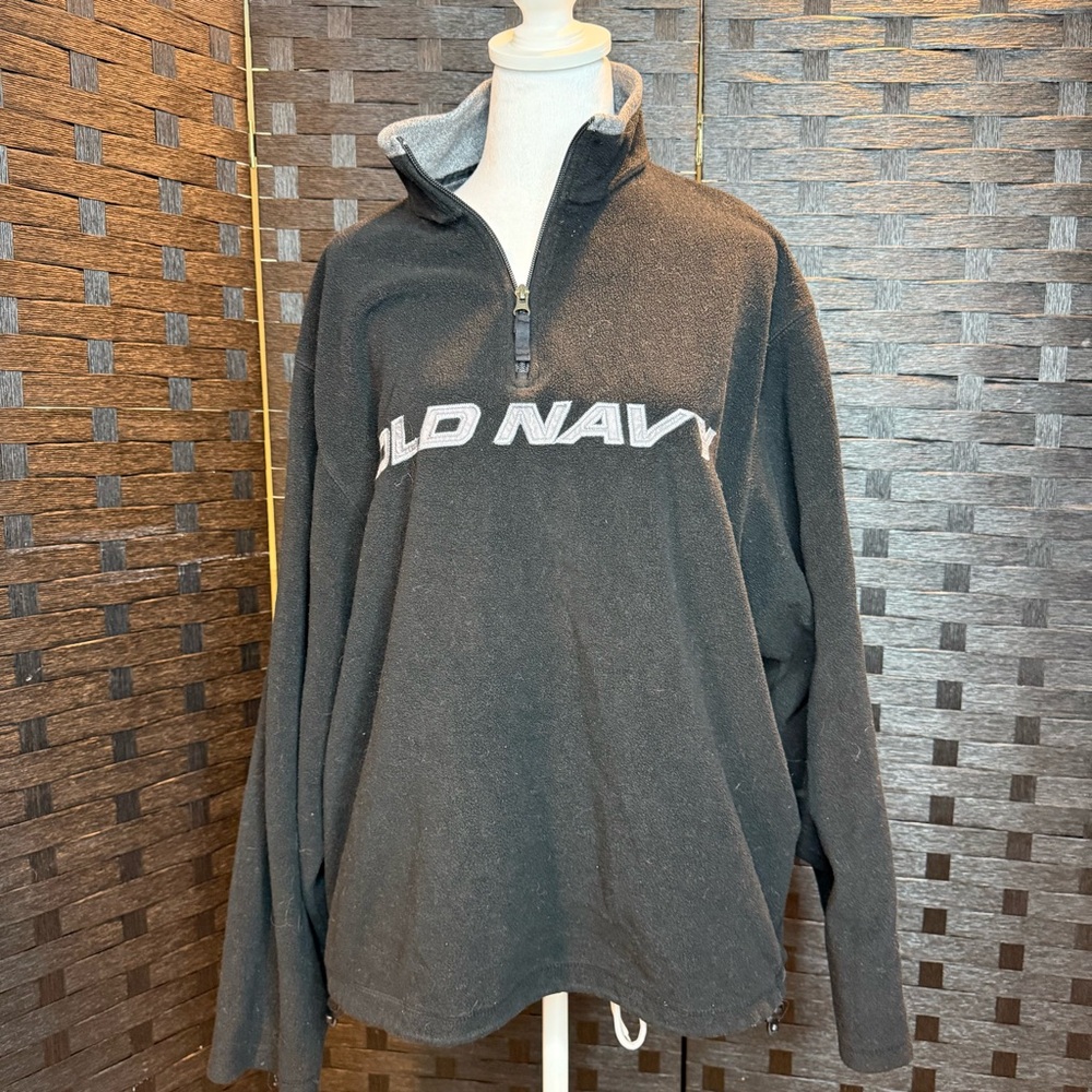 Vintage Old Navy Quarter Zip Fleece Sweatshirt XL